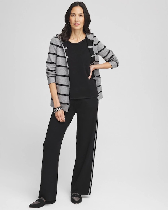 Zenergy Luxe Side Stripe Ankle Pants - image 2